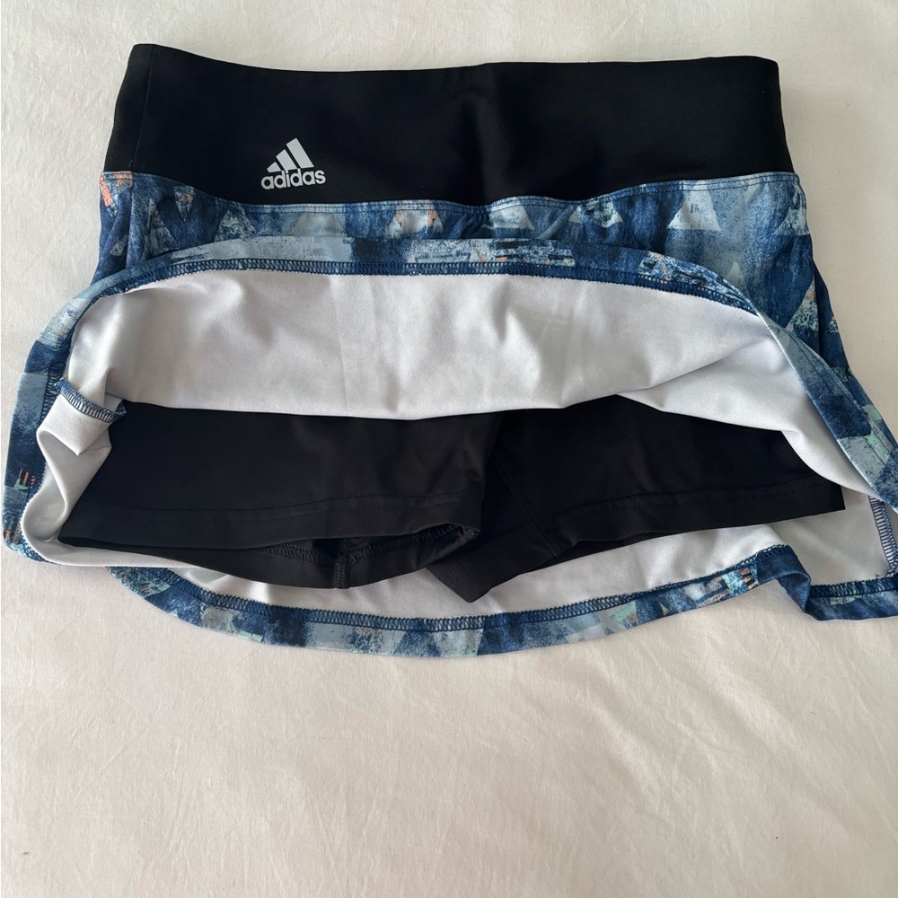 Adidas Women's Blue Patterned Skirt - Picture 2 of 5